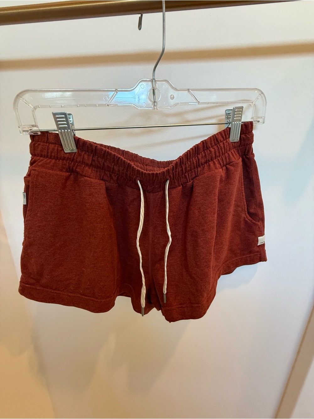 Vuori Women's Rust Drawstring Lounge Shorts